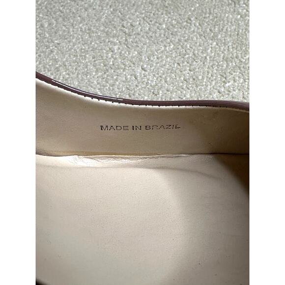 Kelsi Dagger Linzy BLUSH Mauve Soft Patent Leather Platform Heels Pumps Size 9.5 - Picture 10 of 12